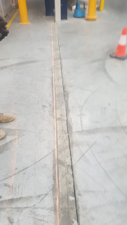 concrete repair before